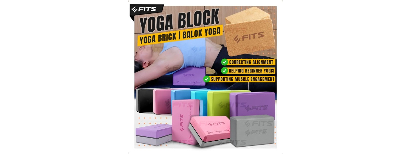 FITS Standard Yoga Block Bricks